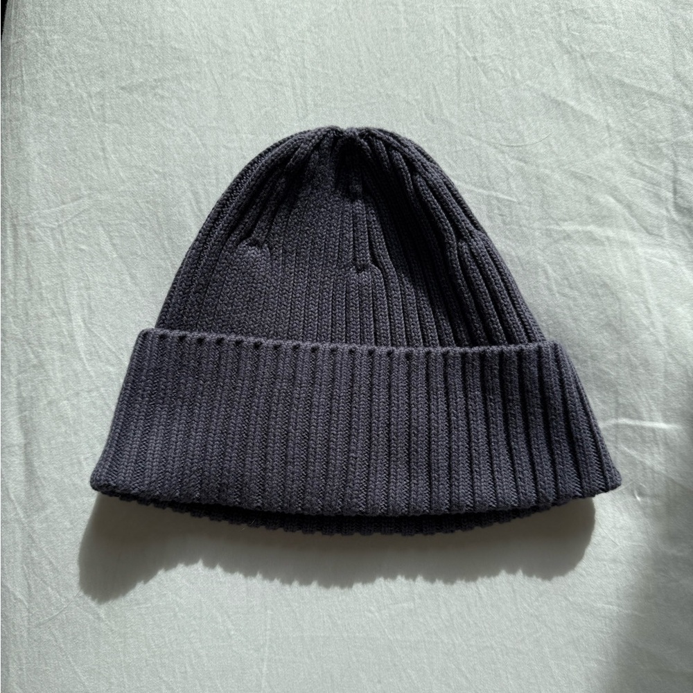 Brand New! Dark Blue/Purple Ribbed Beanie